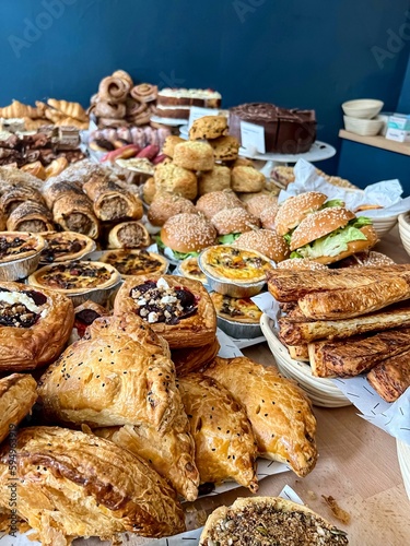 assortment of baked bread photo