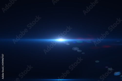 
lens flare effects on black background