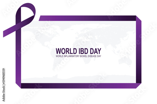 World IBD Day background.
