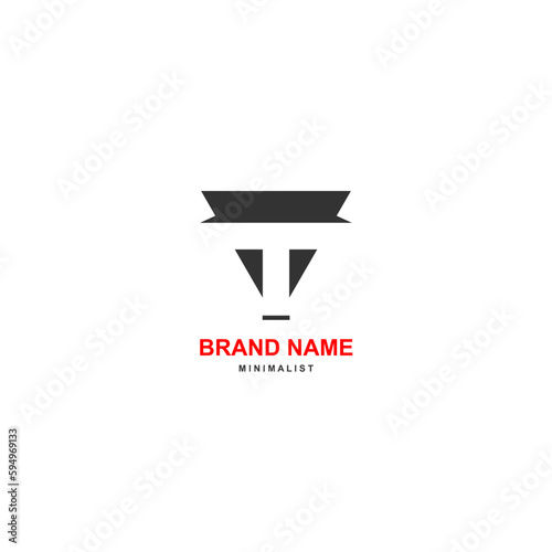 Letter T logo template vector