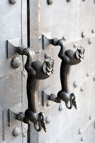 Wallpaper Mural Ornate door handle on the gate Torontodigital.ca