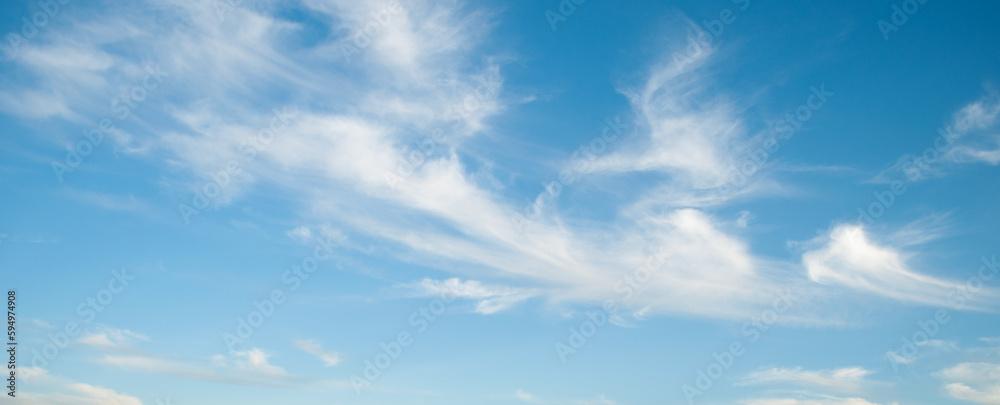  A clear blue sky with cloud