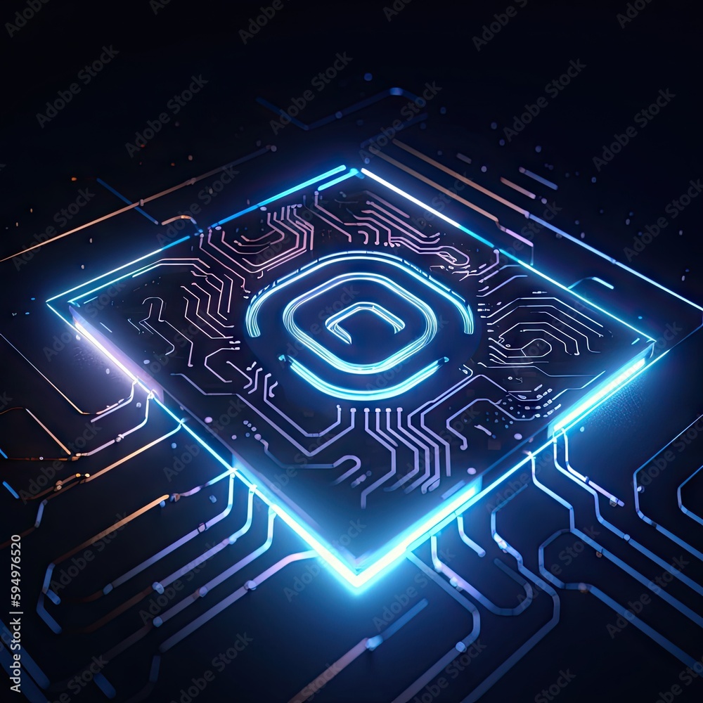 modern circuit board background, with illuminated circuits modern circuit board background, with illuminated circuits