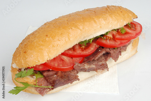 meat sandwich