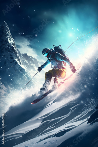 Credible_skiing_full_artistic_volumetric_lighting_bright_cinema