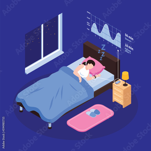 Healthy Sleep Night Concept
