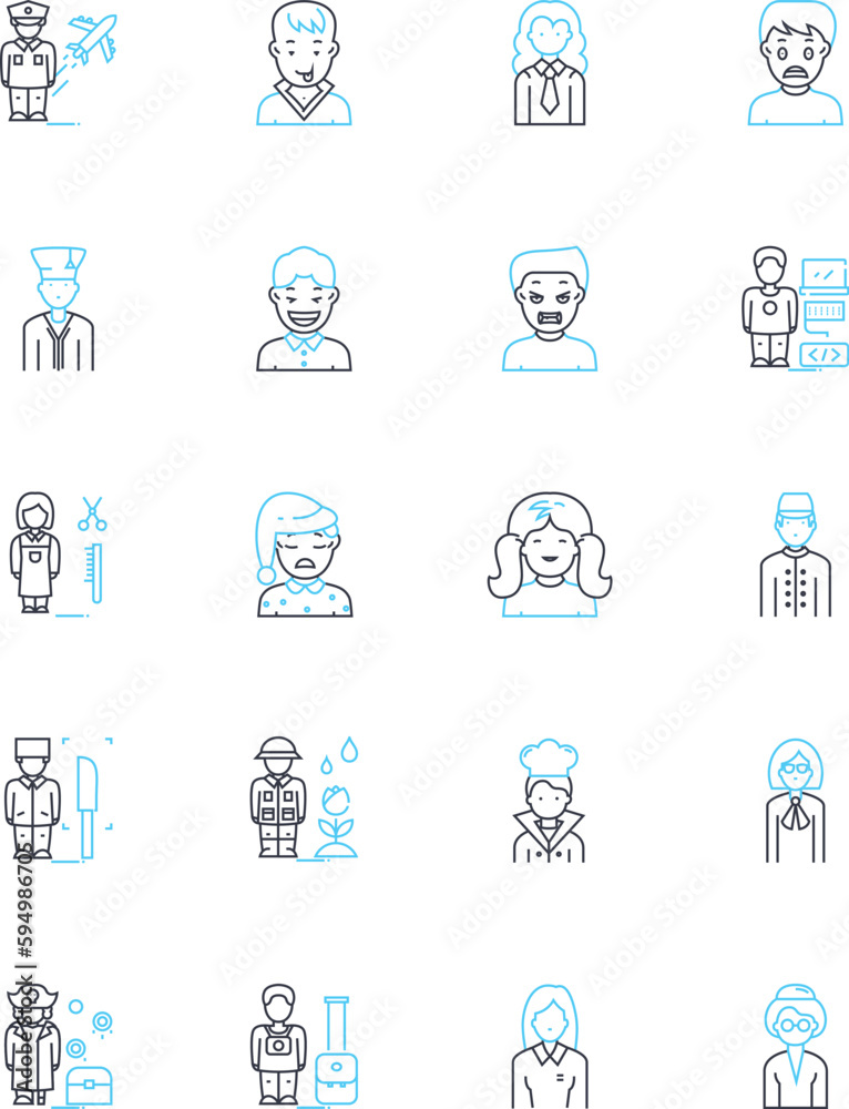 Racial background linear icons set. Diversity, Prejudice, Equity, Stereotype, Discrimination, Culture, Intersectionality line vector and concept signs. Identity,Ethnicity,Bias outline illustrations Racial background linear icons set. Diversity, Prejudice, Equity, Stereotype, Discrimination, Culture, Intersectionality line vector and concept signs. Identity,Ethnicity,Bias outline illustrations