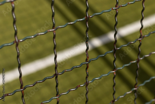 Lines. Abstract minimalist photo of a sports ground.