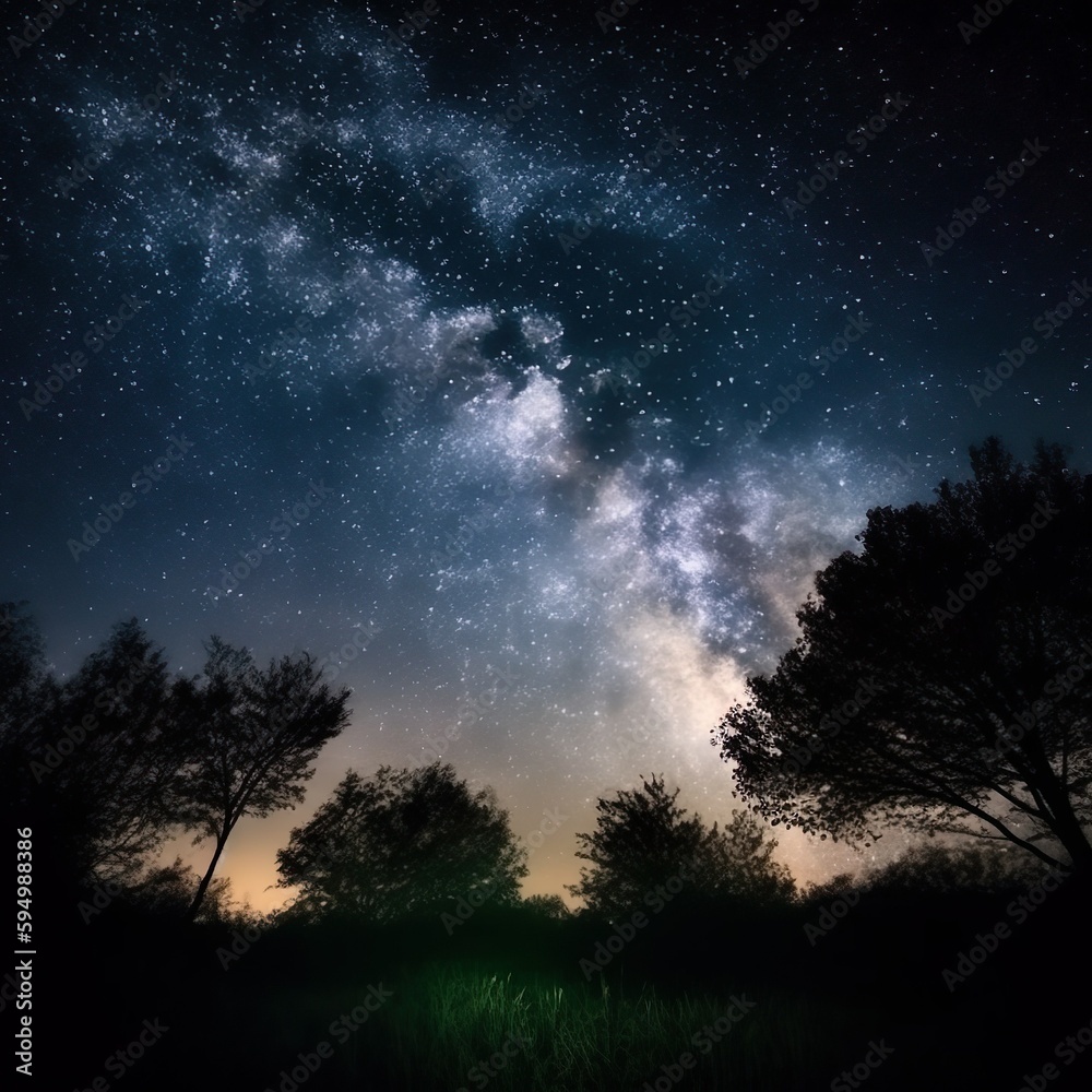 Stargazing Under the Night Sky
