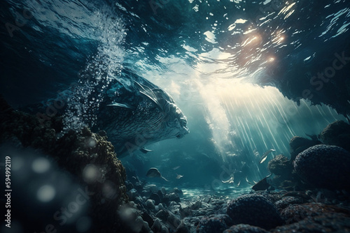 Beautiful Underwater Shot - Concept Art