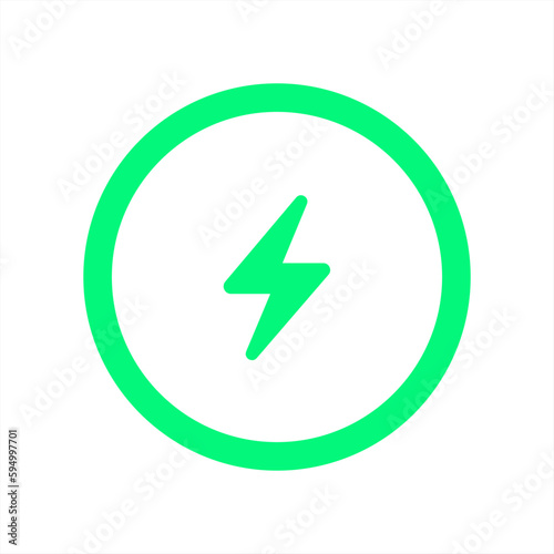 Low power consumption icon vector illustration 10 eps.