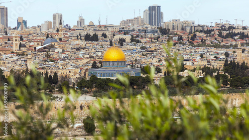 panoramic view of the city of jerusalem