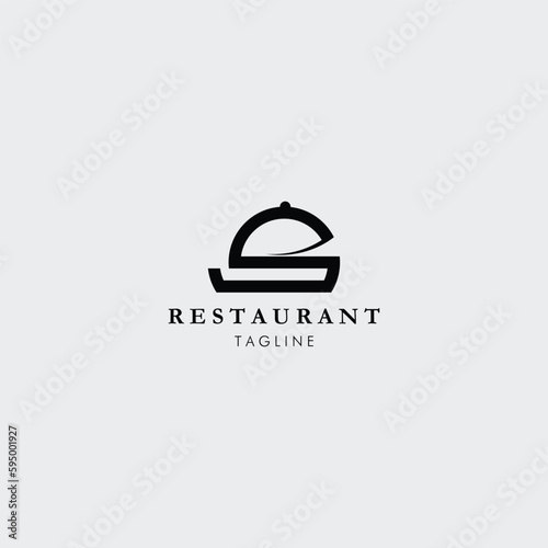 restaurant logo vector illustration design