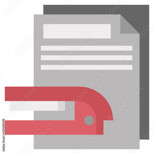 stapler line icon,linear,outline,graphic,illustration