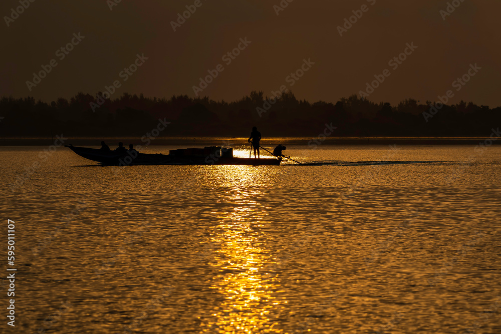 Fototapeta premium Golden hour landscape