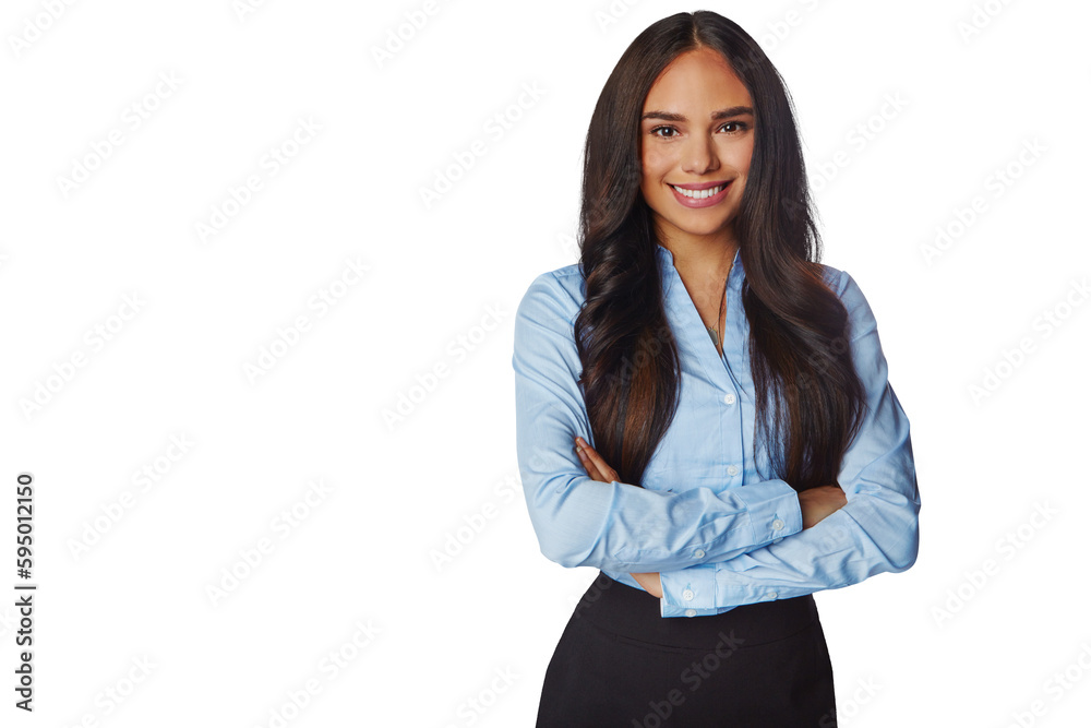 Smile, portrait and business woman with arms crossed isolated on a transparent png background. Professional, happiness and confident female person or entrepreneur from Brazil with pride for career. Smile, portrait and business woman with arms crossed isolated on a transparent png background. Professional, happiness and confident female person or entrepreneur from Brazil with pride for career.