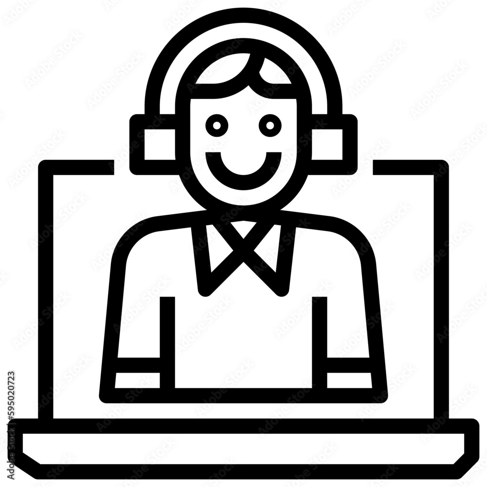 support line icon,linear,outline,graphic,illustration support line icon,linear,outline,graphic,illustration