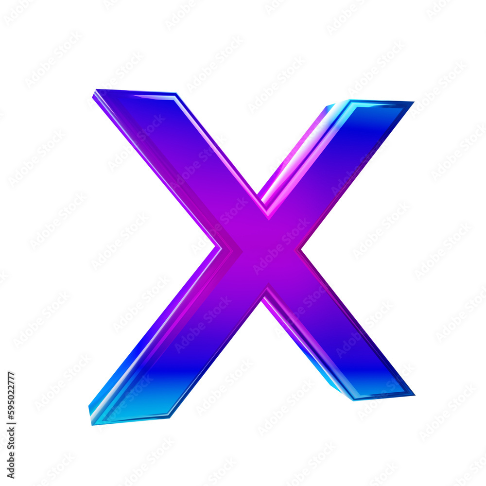3D rendered Alphabet numerical symbol 3D rendered Alphabet numerical symbol