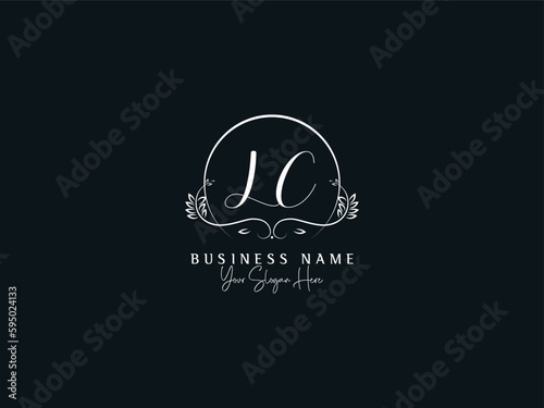 LC, lc Modern Logo, Initial Lc cl Signature Feminine Logo Letter Design