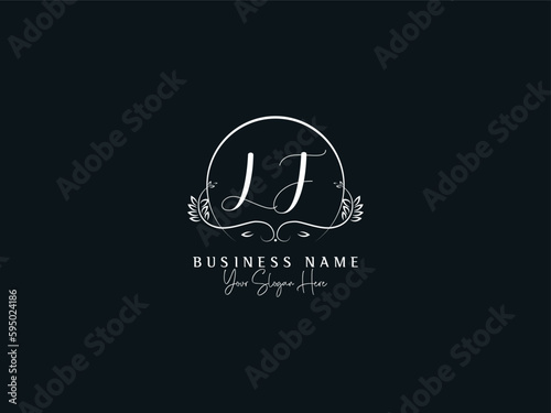 LF, lf Modern Logo, Initial Lf fl Signature Feminine Logo Letter Design