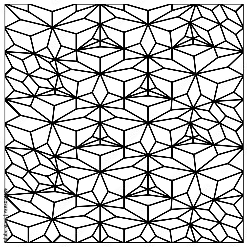 White background with abstract shapes. Black and white texture. Seamless monochrome repeating pattern for decor, fabric or cloth. White background with abstract shapes. Black and white texture. Seamless monochrome repeating pattern for decor, fabric or cloth.