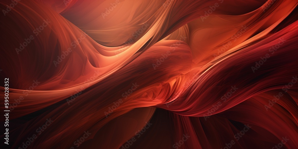 Obraz premium Abstract Brown and red background, Generative IA