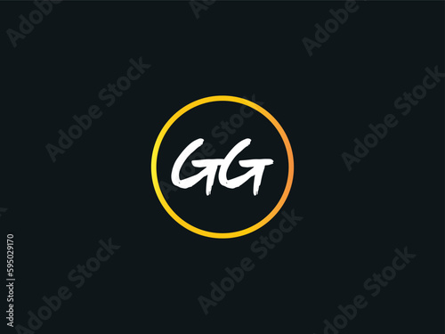 GG, gg Logo Image, Phoenix Colorful Gg Circle Letter Logo For You