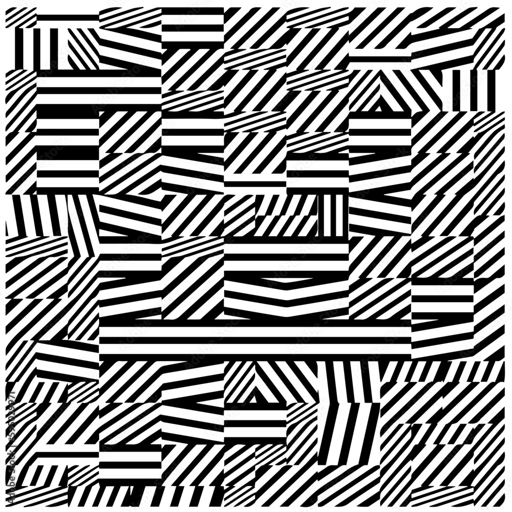 Vector geometric seamless pattern.Black and white texture. Monochrome repeating pattern for decor, fabric or cloth. Vector geometric seamless pattern.Black and white texture. Monochrome repeating pattern for decor, fabric or cloth.