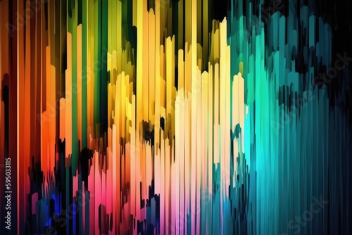 Abstract colorful background with stripes and lines in the style of graffiti