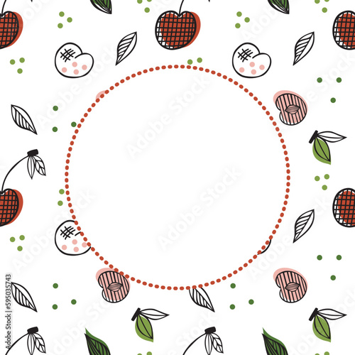 Vector berry vertical banners set. Raspberry, cherry, strawberry, black currant. Design for sweets and pastries filled with berry, candy, dessert menu, health care products. With place for text