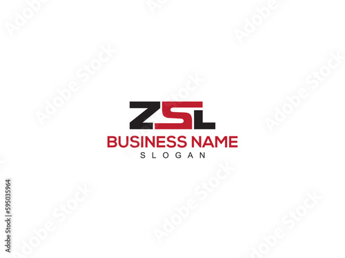 Premium Alphabet ZSL Letter Logo, zsl, zsl Logo Design For Business photo