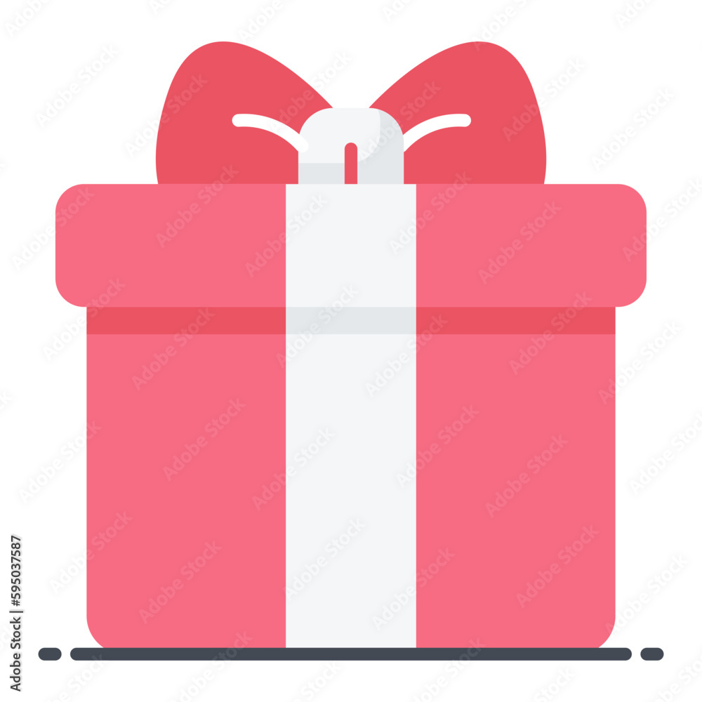 Gift Box Flat Icon Gift Box Flat Icon
