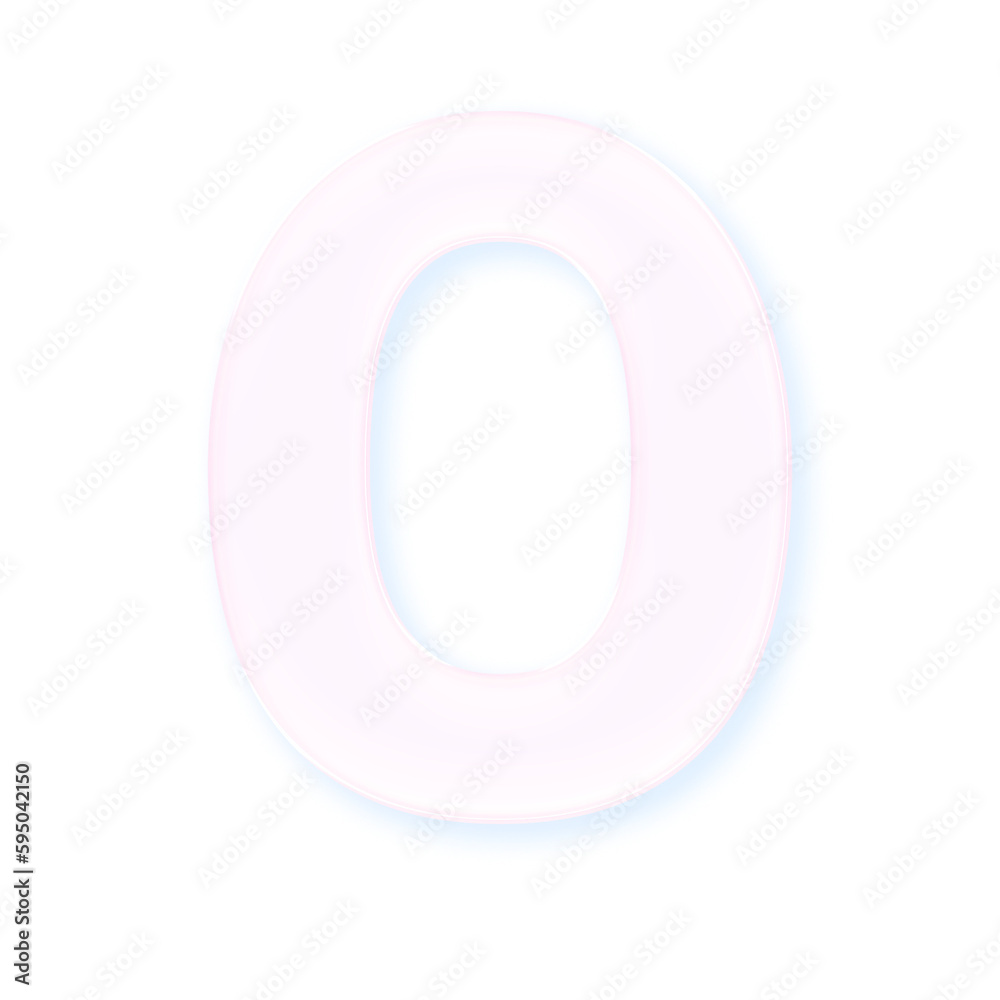 3D Bubble Alphabet O 3D Bubble Alphabet O
