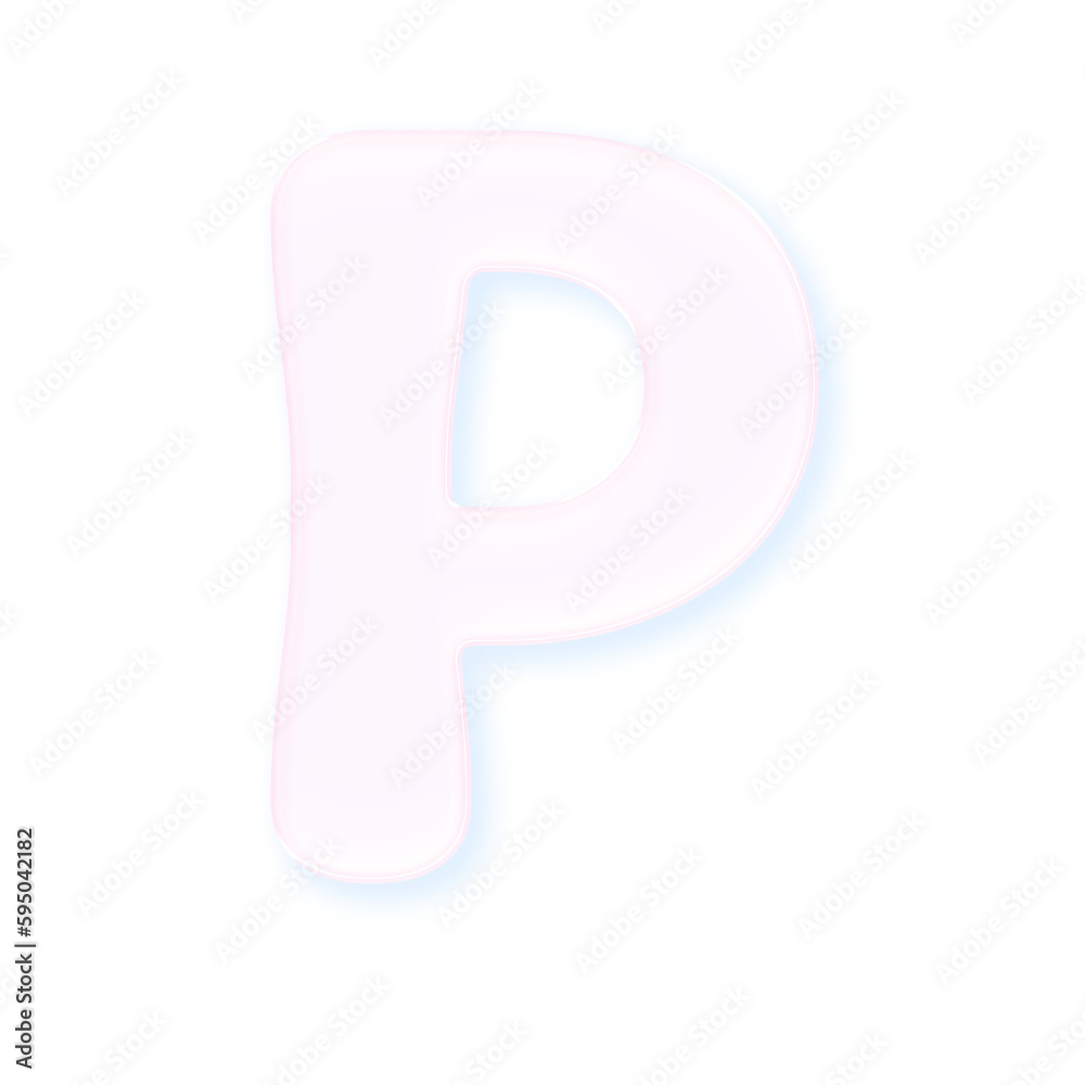 3D Bubble Alphabet
P 3D Bubble Alphabet
P