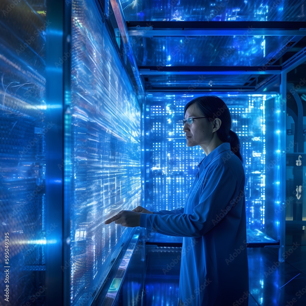 Fototapeta Discover the groundbreaking world of quantum computing with
