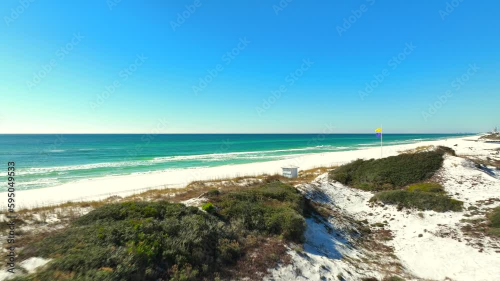 Beautiful dunes on a white sandy beach Beautiful dunes on a white sandy beach