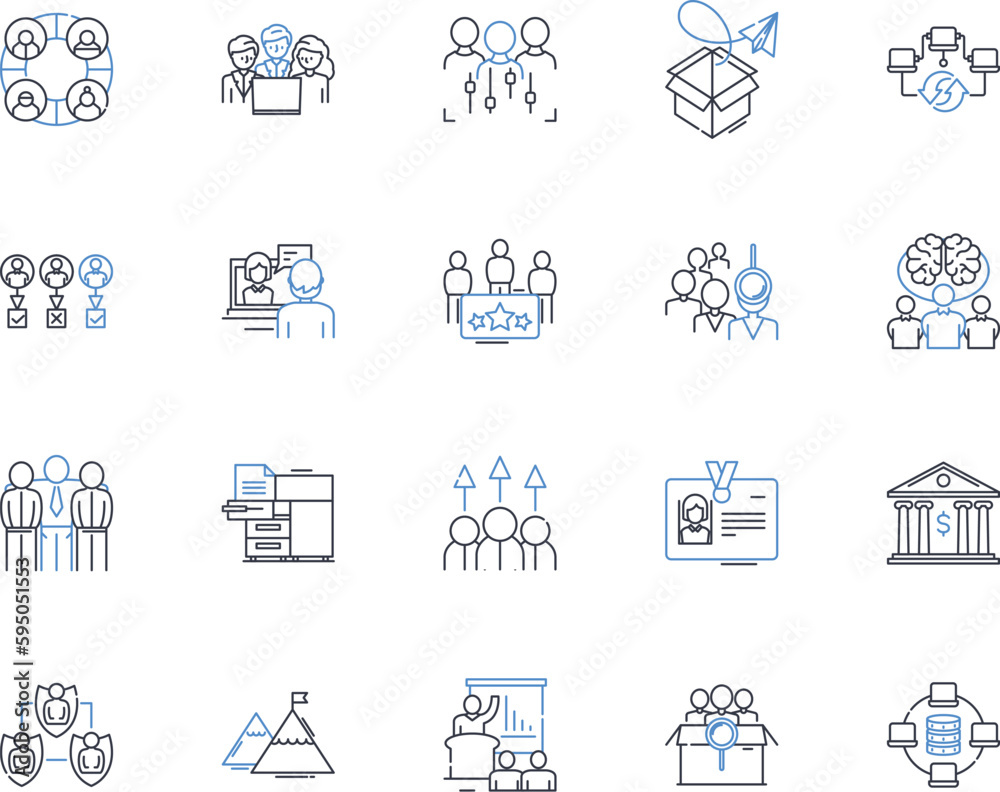 Goal setting line icons collection. Ambition, Aspiration, Attainment, Commitment, Determination, Drive, Focus vector and linear illustration. Motivation,Objectives,Perseverance outline signs set Goal setting line icons collection. Ambition, Aspiration, Attainment, Commitment, Determination, Drive, Focus vector and linear illustration. Motivation,Objectives,Perseverance outline signs set