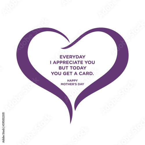 Happy mother's day card printable, first mothers day card, personalised mothers day cards, Mothers day card template, heart shape vector, heart symbol, logo, Mother's day card, heart touching message