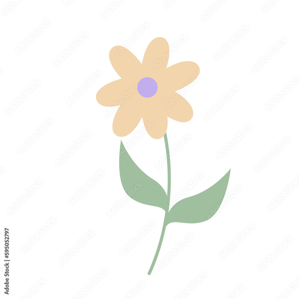 flower rabbit spring easter illustration flower rabbit spring easter illustration