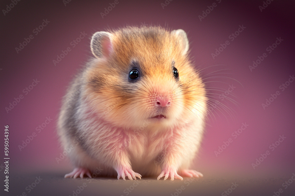 portrait of hamster made with generative ai portrait of hamster made with generative ai