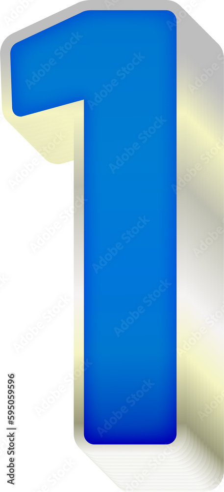 3d Alphabet Letters, Numbers, and Symbol Illustration