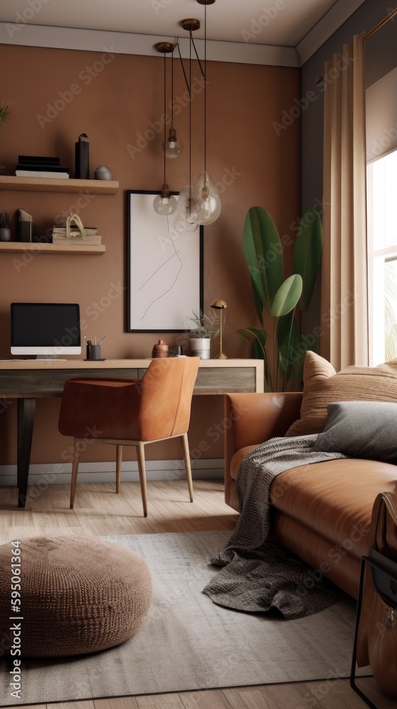 working room for home interior architecture with a minimalist style working room for home interior architecture with a minimalist style