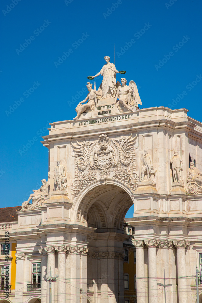 Arco De La Rua Augusta, Lisboa, Portugal