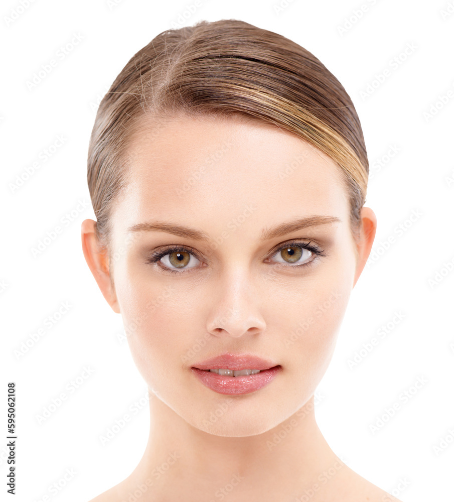 Face portrait, skincare and beauty of woman isolated on a transparent png background. Natural, makeup cosmetics and serious female model with facial treatment for glowing, healthy and flawless skin. Face portrait, skincare and beauty of woman isolated on a transparent png background. Natural, makeup cosmetics and serious female model with facial treatment for glowing, healthy and flawless skin.