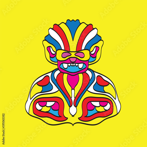 Carnival Colorful Monster Pop Culture