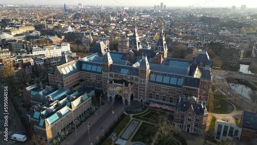 Wallpaper Mural Rear facade of Rijksmuseum (English: �State Museum�) in Amsterdam, Netherlands Torontodigital.ca
