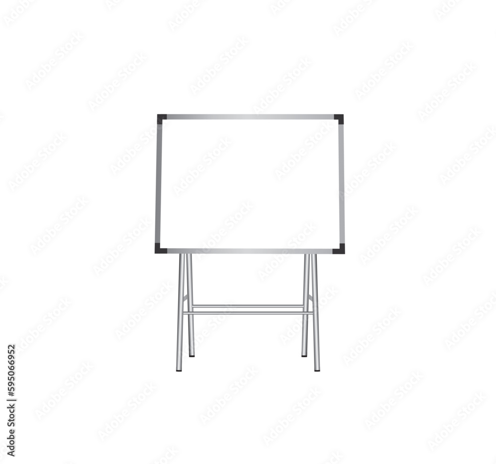 Whiteboard flip chart. vector illustration Whiteboard flip chart. vector illustration