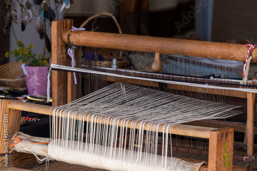 Ancient weaving loom