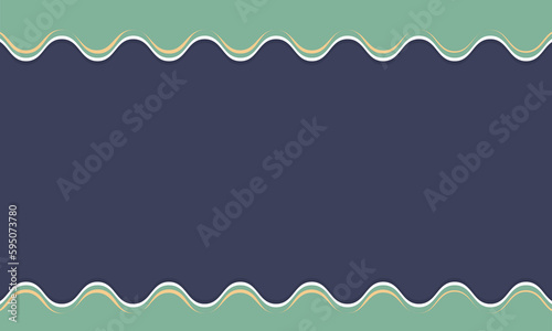 ppt background with a curtain motif with a blend of light green and dark blue © Seniman