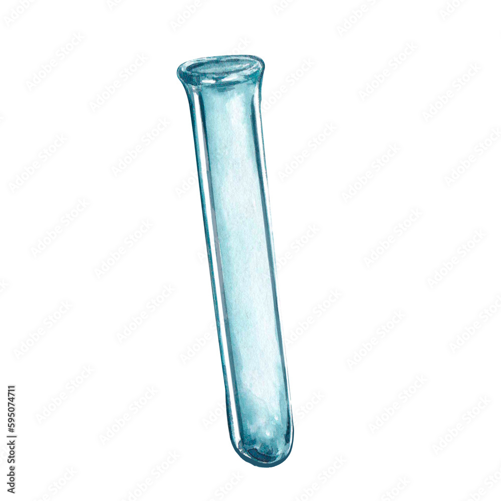 Glass vase on a white background. Watercolor illustration of a transparent flask. Collection Provencal bouquet. The illustration is suitable for the design of invitations, weddings, holidays. Glass vase on a white background. Watercolor illustration of a transparent flask. Collection Provencal bouquet. The illustration is suitable for the design of invitations, weddings, holidays.
